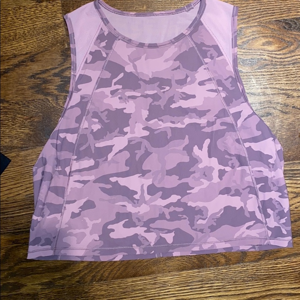 Lilac Camo Lulu Lemon Muscle Tank